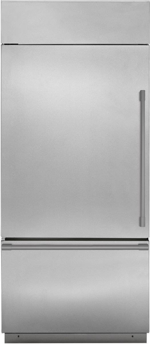 Monogram® 21.3 Cu. Ft. Stainless Steel Built In Counter Depth Bottom Freezer Refrigerator-0