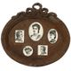 A & B Home 2-Piece Rust Brown Picture Frames-2