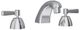 Elkay Chrome 8" Centerset Concealed Deck Lavatory Faucet with 6" Cast Fixed Spout-0