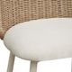 TOV Furniture Alexa Cream/Natural Linen/Rattan Outdoor Dining Chair-5