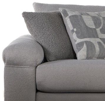 New Classic® Home Furnishings Remi 2-Piece Light Gray L-Shape Sectional and Chaise-1
