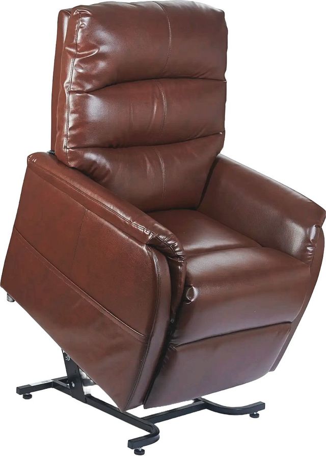 UltraComfort™ Destin Chestnut Medium/Small Power Lift Recliner-1