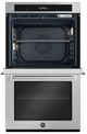 Bertazzoni Professional Series 30'' Stainless Steel Double Electric Wall Oven with Steam-1