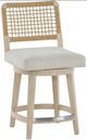 Universal Explore Home™ Oasis Beige Dockside Swivel Counter Stool-0