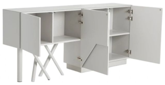 Michael Amini® Trance™ Rotterdam White Sideboard-1