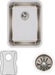 Elkay Lustertone® Lustrous Satin 17" Single Bowl Undermount Sink Kit-1