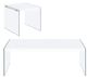 Coaster® Opal 2-Piece White High Gloss Occasional Table Set-0