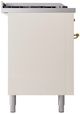 Ilve® Nostalgie II Series 60" Antique White Pro Style Dual Fuel Range-3