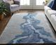 Feizy Serrano Blue/Silver 5' x 8' Rug-5