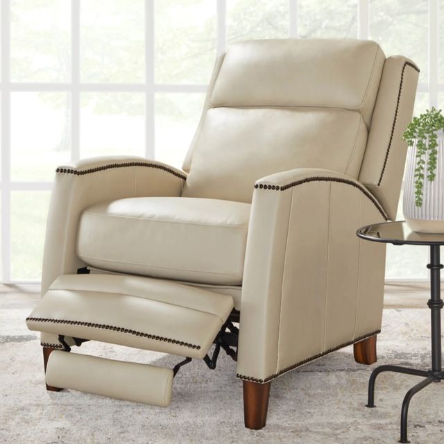 Parker House® Vermont Pearl Glow Power High Leg Recliner with Power Headrest-1