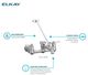 Elkay Rough Chrome Commercial Service/Utility Wall Mount Faucet with Bucket Hook-3