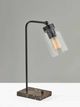 Adesso® Bristol Black/Brown Desk Lamp-2
