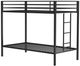 Coaster® Alevera Matte Black Youth Twin/Twin Bunk Bed-3