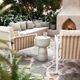 TOV Furniture Charra Travertine Concrete Indoor/Outdoor Side Table-1