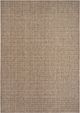 Nourison Home™ Tulum TLM01 Brown 5'x7' Style 1 Area Rug-0