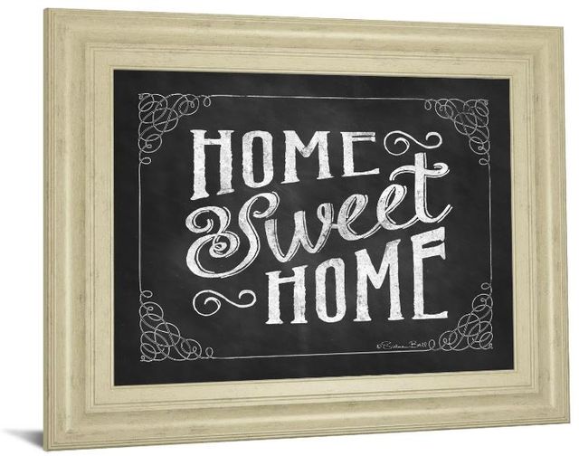 Classy Art Home Sweet Home by Susan Ball Framed Print Wall Art-1