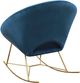 TOV Furniture by TOV Slashed Navy Nolan Velvet Rocking Chair-1