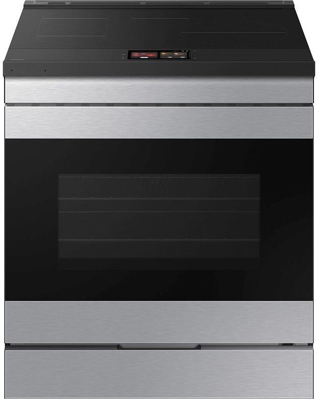 Samsung® Bespoke 30" Fingerprint Resistant Stainless Steel Slide In Induction Range-0