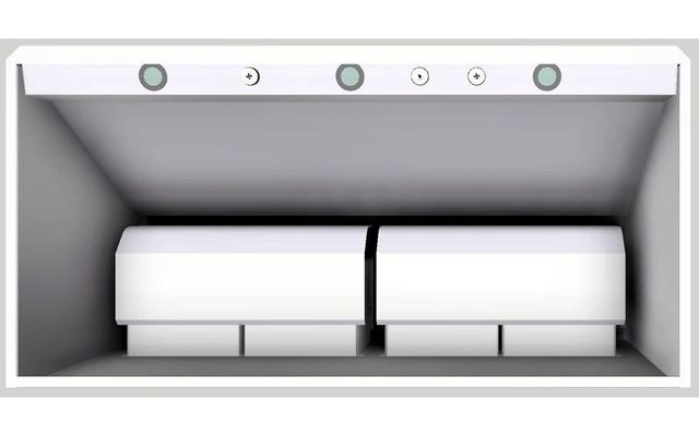 Vent-A-Hood® 48" White Wall Mount Range Hood-3