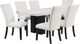 Steve Silver Co. Artemis 7-Piece Black/White 70" Dining Table Set-0