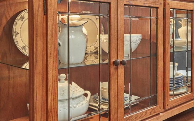 A-America® Laurelhurst Mission Oak Wide Buffet-1