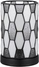 Cal® Lighting & Accessories Tiffany Beige/Black Accent Lamp-1