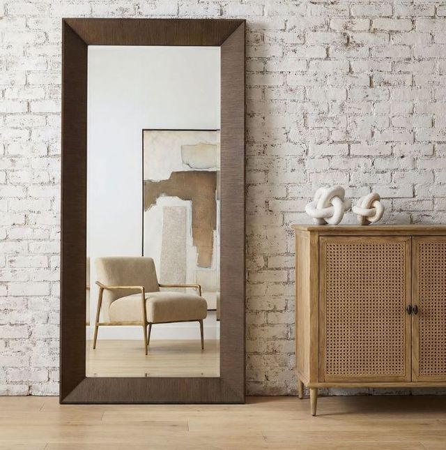 Uttermost® Pearce Walnut Tall Mirror-1