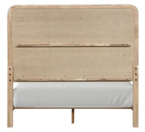 Furniture of America® Handforth Natural Eastern King Panel Bed-3
