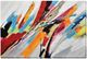 Classy Living Vibrant Color Surge Abstract Expression Canvas Wall Art-0