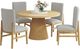 Elements International Portland 5-Piece Natural Round Dining Set-0