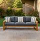 New Classic® Home Furnishings Bristol Bay Gray/Natural Fabric/Wood Outdoor Patio Sofa-1