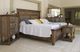 International Furniture Direct Stone Brown Eastern King Panel Bed-1