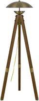 Cal® Lighting & Accessories Lakeland Antique Brass/Brown Floor Lamp-0