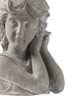 A & B Home Whitewash Stone Bust Planter-1
