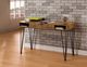 Coaster® Olvera Antique Nutmeg/Dark Bronze 1-Drawer Writing Desk-4