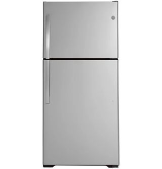 GE® 33" 21.9 Cu. Ft. Fingerprint Resistant Stainless Steel Top Freezer Refrigerator