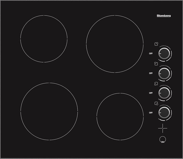 Blomberg® 24" Black Electric Cooktop-0
