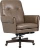 Hooker® Furniture Ready-Made Upholstery Lenora Rowe Chocolate Swivel Tilt Executive Chair-0