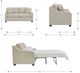 La-Z-Boy® Charlie Silver Full Sleep Sofa-2