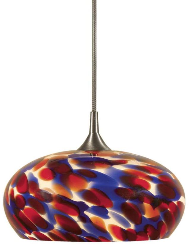 Cal® Lighting & Accessories Blue/Red Pendant-0