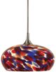 Cal® Lighting & Accessories Blue/Red Pendant-0