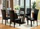 Furniture of America® Manhattan 2-Piece Black/Dark Cherry Dining Side Chair Set-1