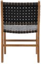 Dovetail Furniture Dale Antique Black/Natural Dining Chair-2