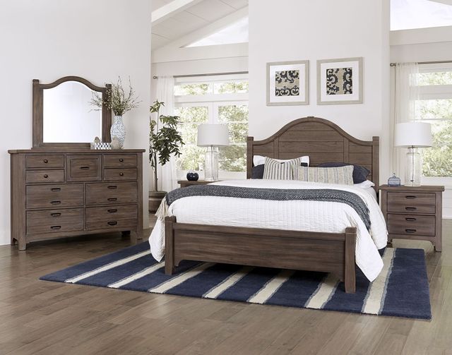 LM Co Home By Vaughan-Bassett Bungalow Home by Ben & Erin Napier Folkstone King Panel Bed-1