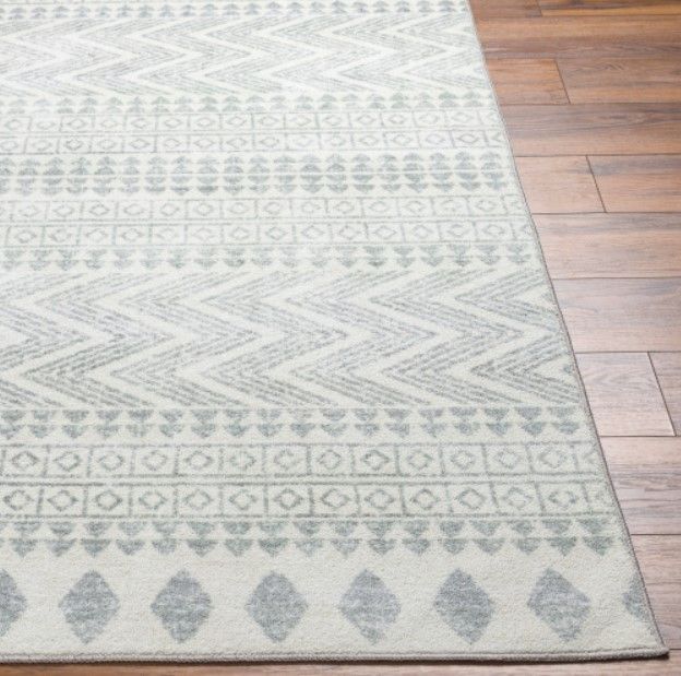 Surya Hera Gray 4'x6' Area Rug-1