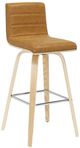 Armen Living Vienna 3-Piece Camel/Oak Swivel Barstool Set-0