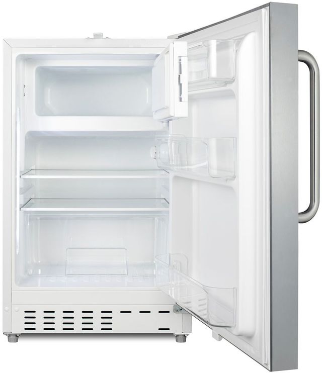 Summit® 2.7 Cu. Ft. Stainless Steel Under The Counter Refrigerator-3