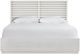 Universal Explore Home™ Oasis White Sandblasted Quartered Pine Shoreline Panel Storage King Bed-3