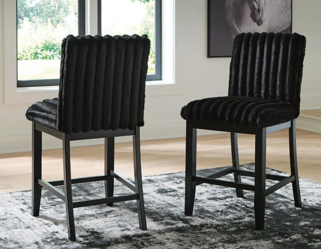 Signature Design by Ashley® Lilyberg Black Bar Stool-1