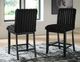 Signature Design by Ashley® Lilyberg Black Bar Stool-1
